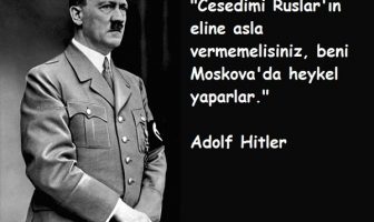 Adolf Hitler'in Ölmeden Önceki Son Sözleri