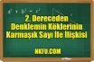 2. Dereceden Denklemin Köklerinin Karmaşık Sayı İle İlişkisi